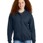 Youth Heavy Blend Full Zip Hooded Sweatshirt